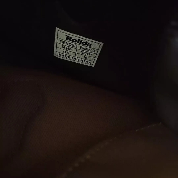 Rollda Cowboy Western Boots New Brown Tonal Stitching Sz 10M - Picture 13 of 14